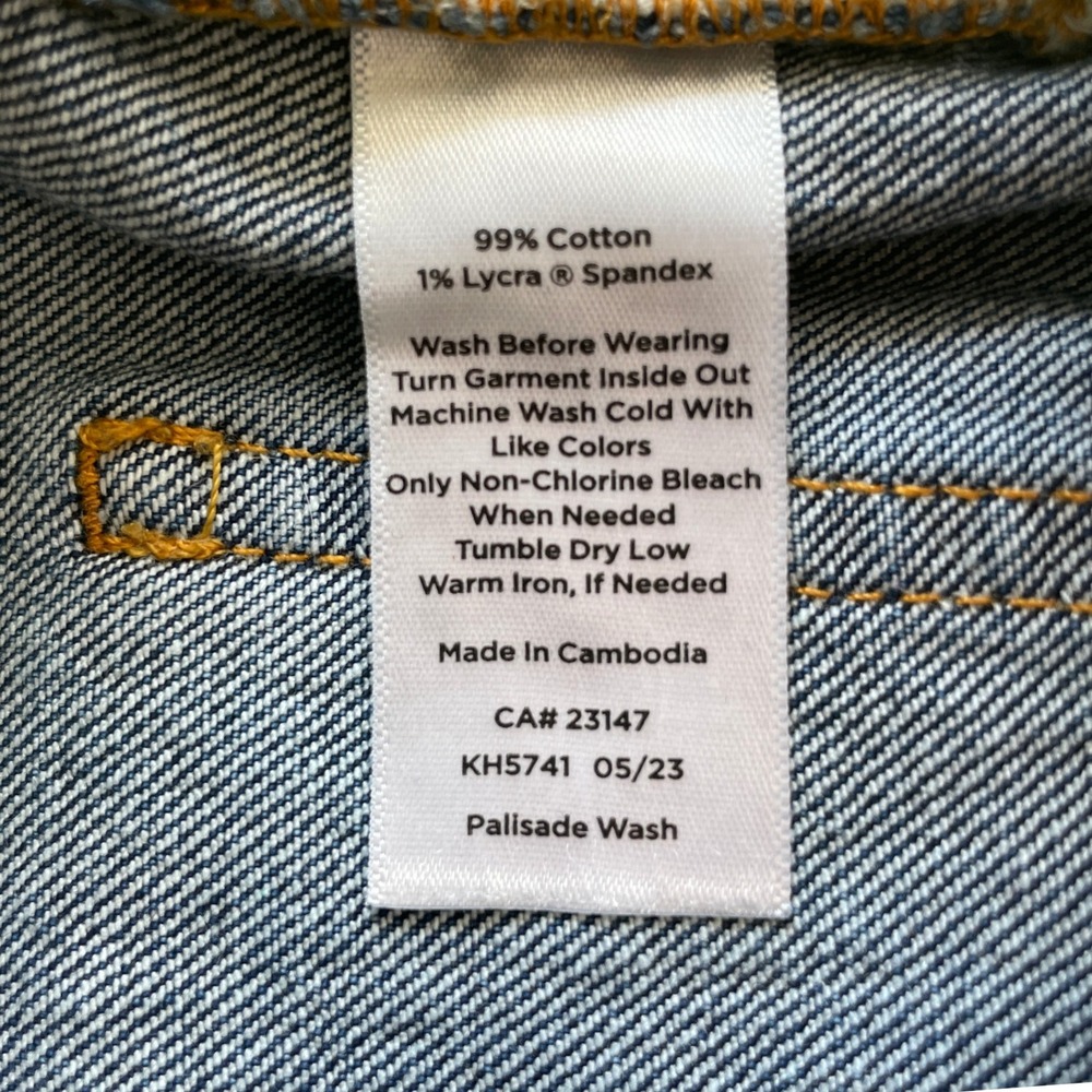 Talbots Women's High Waist Relaxed Jeans Palisades Wash Size 4 Denim - Picture 5 of 8